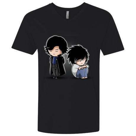 T-Shirts Black / X-Small SherLock2 Men's Premium V-Neck
