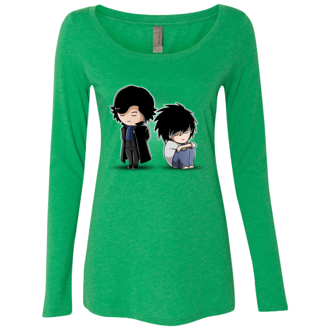 T-Shirts Envy / Small SherLock2 Women's Triblend Long Sleeve Shirt