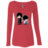 T-Shirts Vintage Red / Small SherLock2 Women's Triblend Long Sleeve Shirt