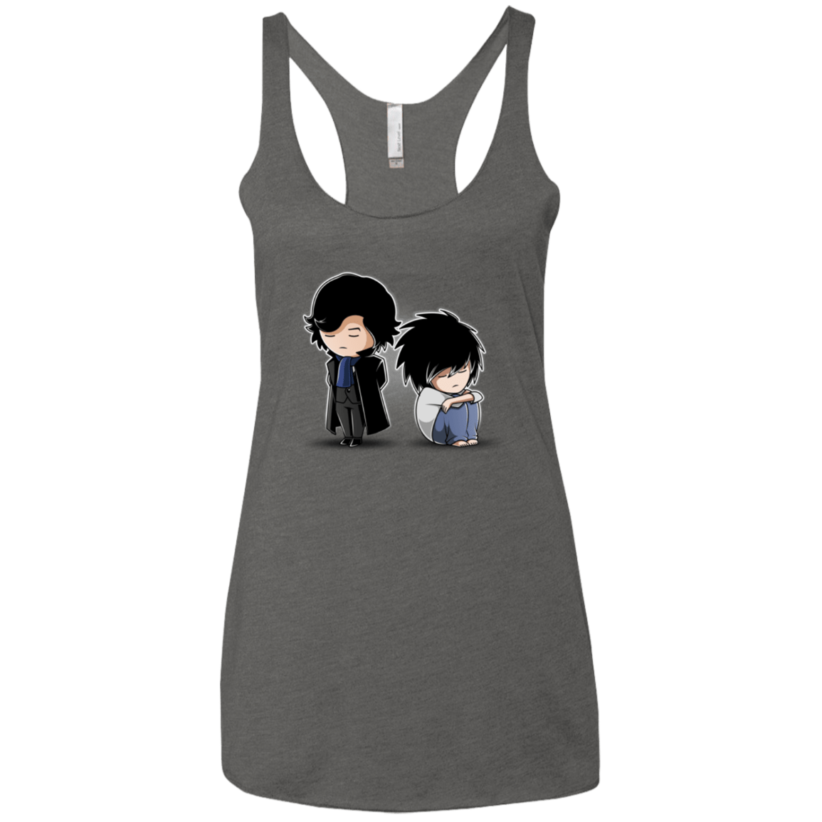 T-Shirts Premium Heather / X-Small SherLock2 Women's Triblend Racerback Tank