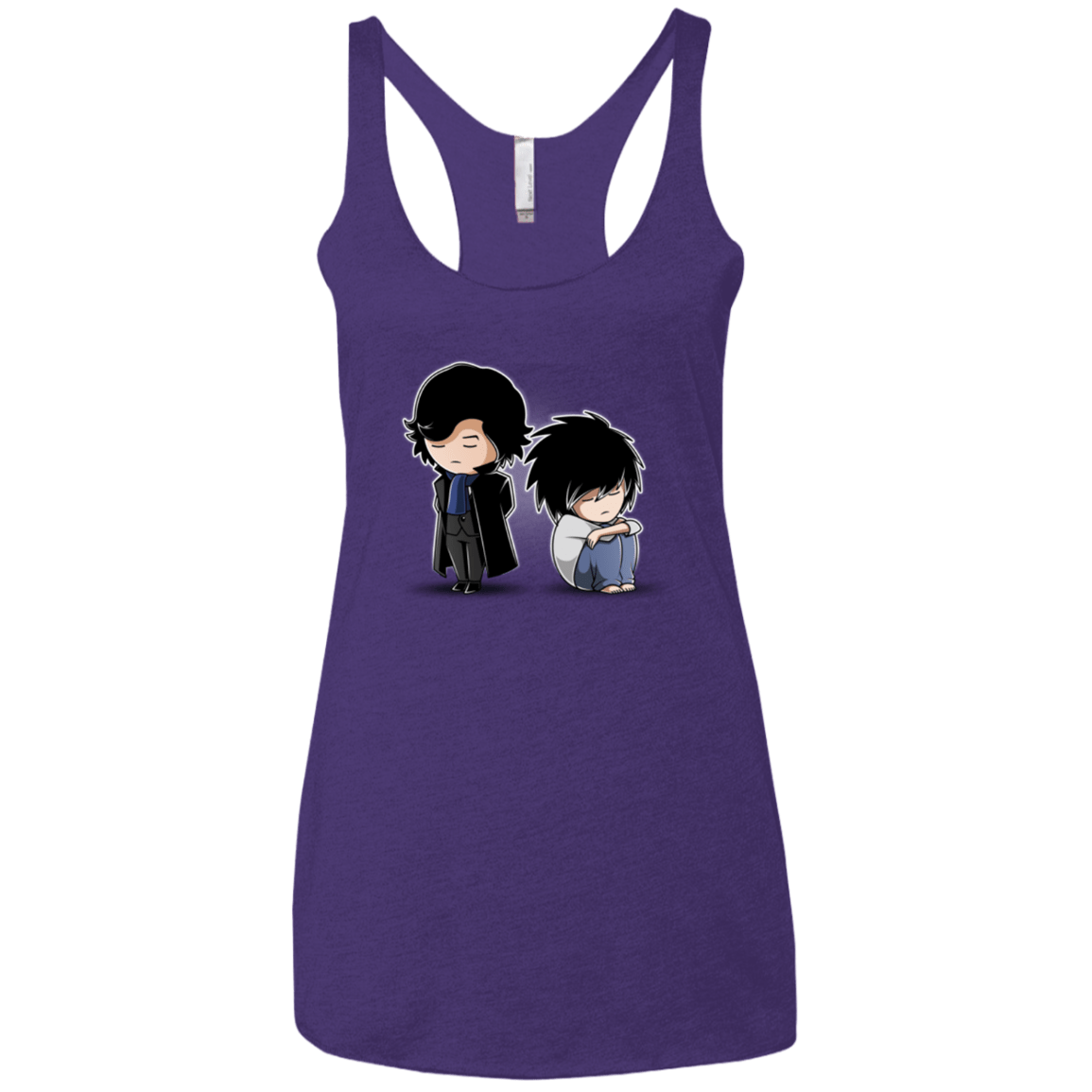 T-Shirts Purple / X-Small SherLock2 Women's Triblend Racerback Tank