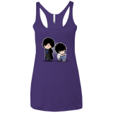 T-Shirts Purple / X-Small SherLock2 Women's Triblend Racerback Tank