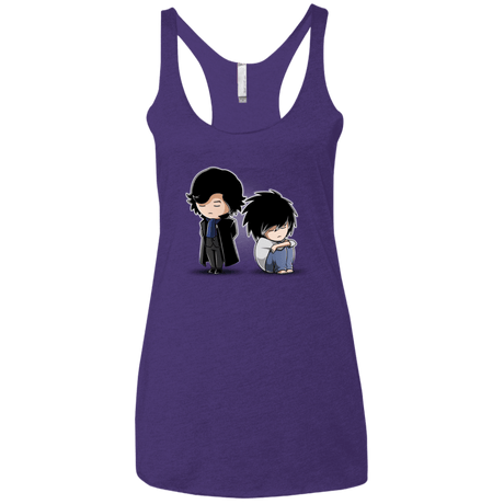 T-Shirts Purple / X-Small SherLock2 Women's Triblend Racerback Tank