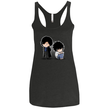 T-Shirts Vintage Black / X-Small SherLock2 Women's Triblend Racerback Tank