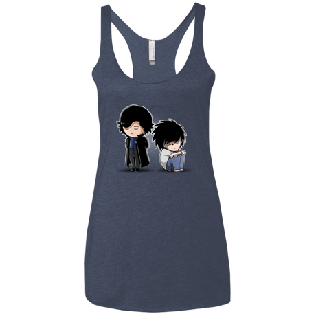 T-Shirts Vintage Navy / X-Small SherLock2 Women's Triblend Racerback Tank