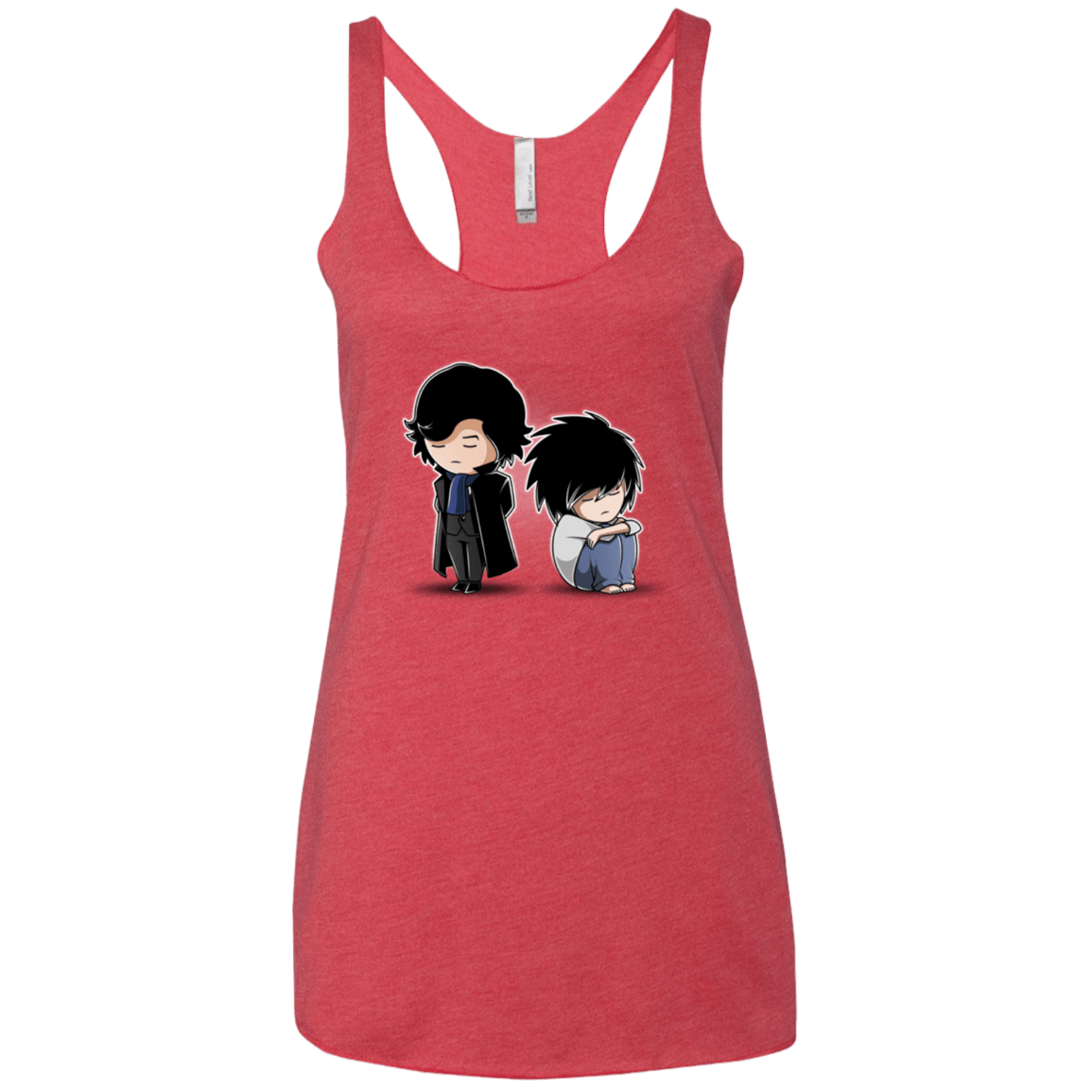 T-Shirts Vintage Red / X-Small SherLock2 Women's Triblend Racerback Tank