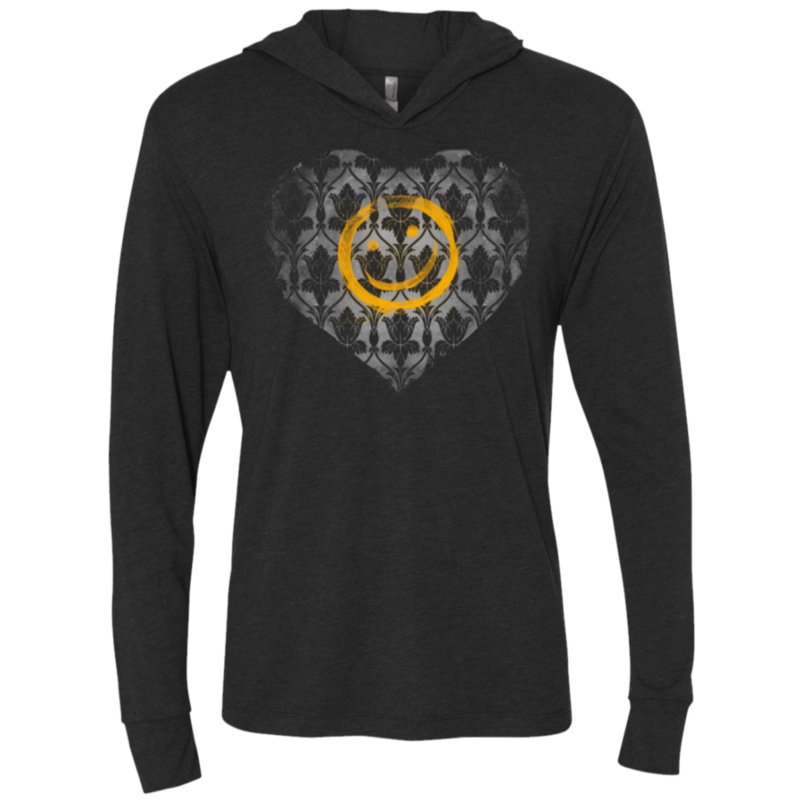 T-Shirts Vintage Black / X-Small Sherlove Triblend Long Sleeve Hoodie Tee