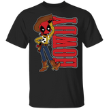 T-Shirts Black / S Sherrif Deadpool T-Shirt