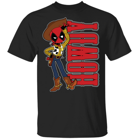 T-Shirts Black / S Sherrif Deadpool T-Shirt