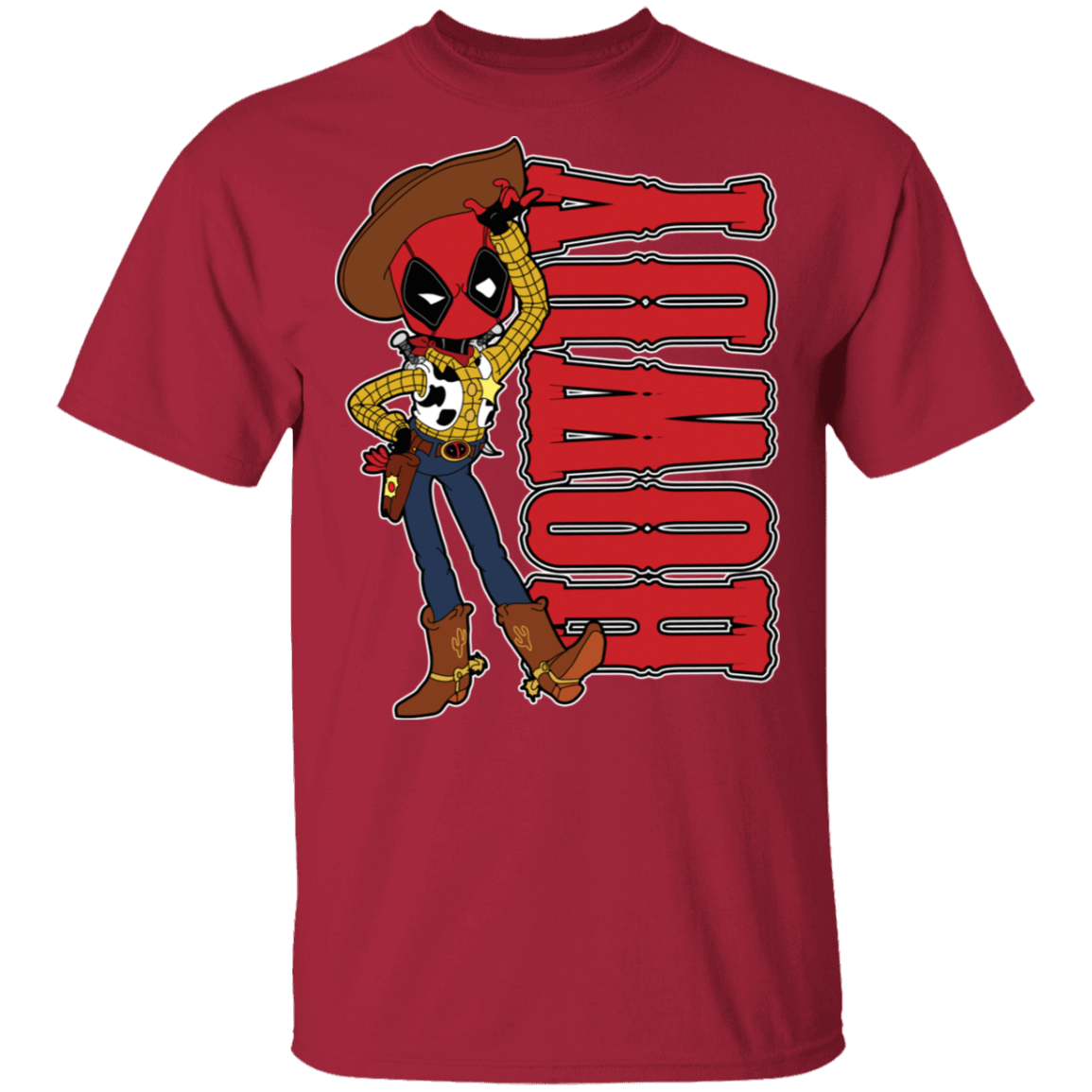 T-Shirts Cardinal / S Sherrif Deadpool T-Shirt