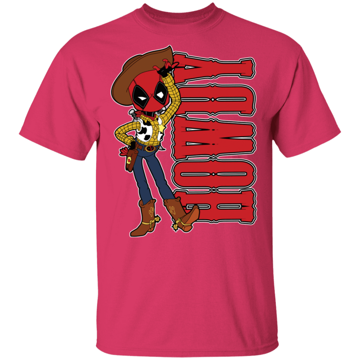 T-Shirts Heliconia / S Sherrif Deadpool T-Shirt