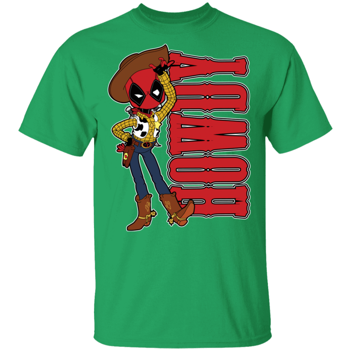T-Shirts Irish Green / S Sherrif Deadpool T-Shirt