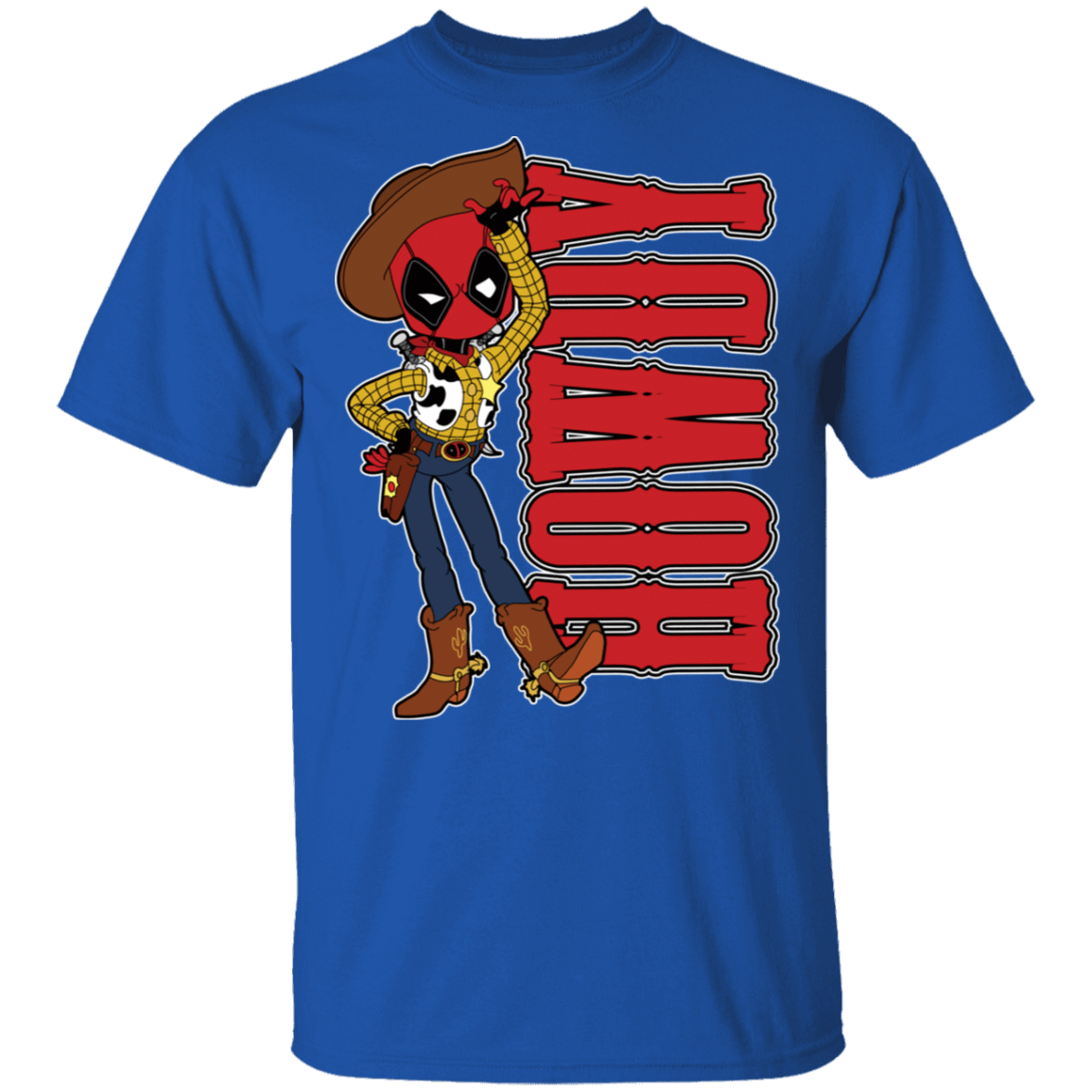 T-Shirts Royal / S Sherrif Deadpool T-Shirt