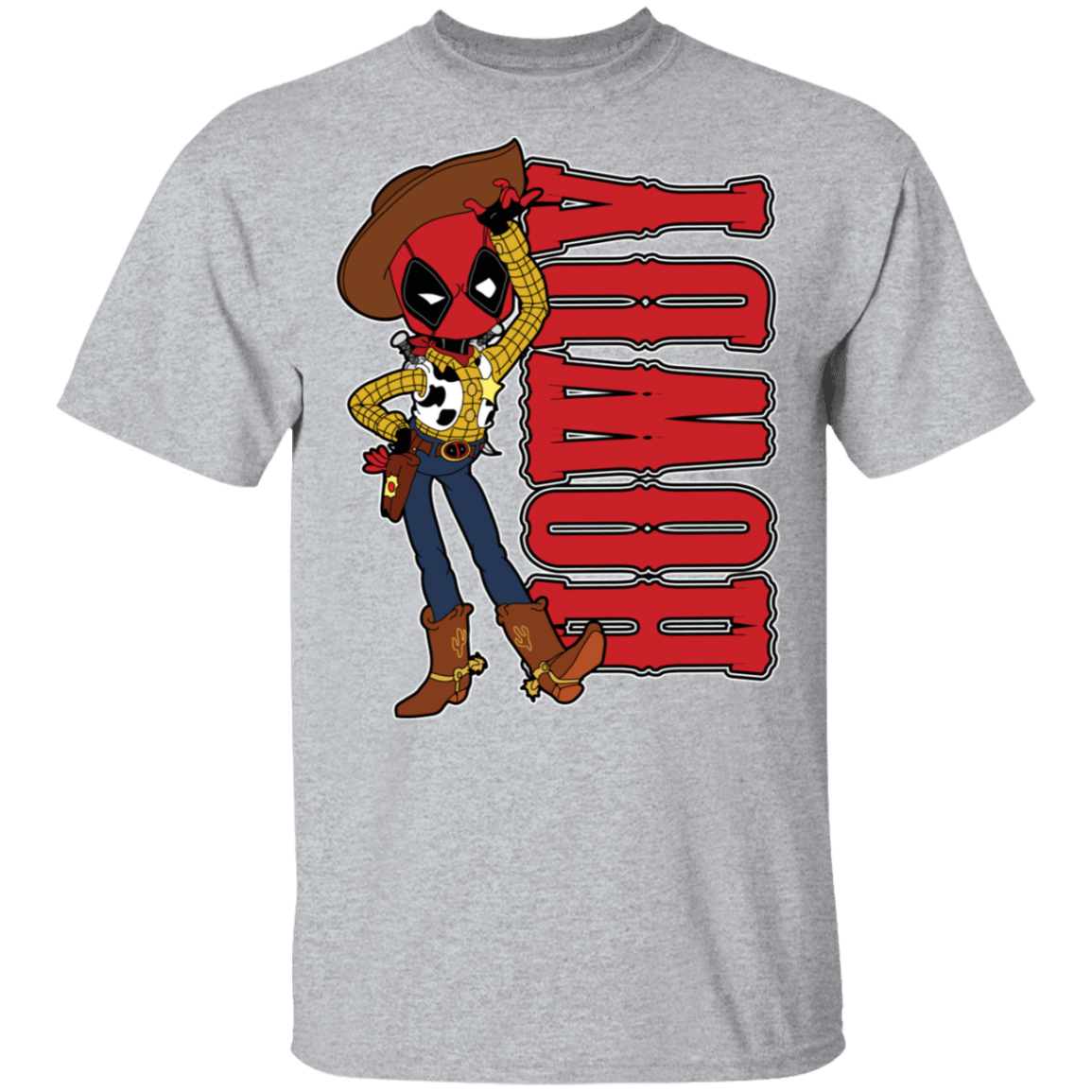 T-Shirts Sport Grey / S Sherrif Deadpool T-Shirt
