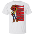 T-Shirts White / S Sherrif Deadpool T-Shirt