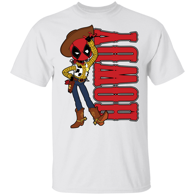 T-Shirts White / S Sherrif Deadpool T-Shirt