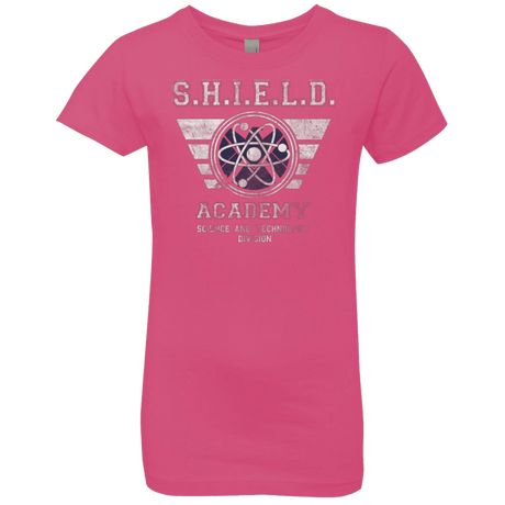 T-Shirts Hot Pink / YXS Shield Academy Girls Premium T-Shirt