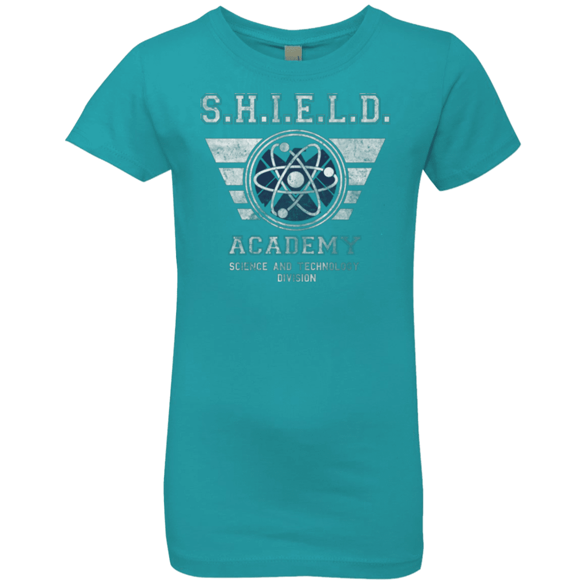 T-Shirts Tahiti Blue / YXS Shield Academy Girls Premium T-Shirt
