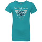 T-Shirts Tahiti Blue / YXS Shield Academy Girls Premium T-Shirt