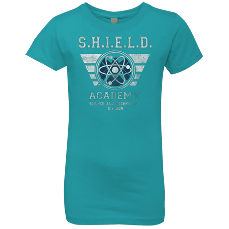 T-Shirts Tahiti Blue / YXS Shield Academy Girls Premium T-Shirt