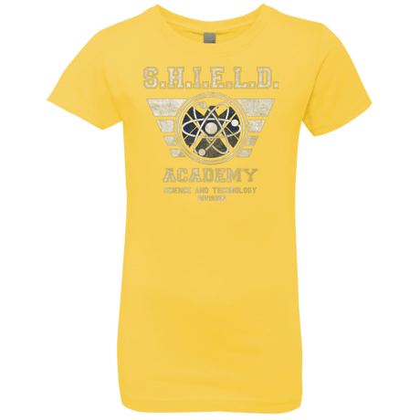 T-Shirts Vibrant Yellow / YXS Shield Academy Girls Premium T-Shirt