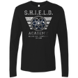 T-Shirts Black / Small Shield Academy Men's Premium Long Sleeve