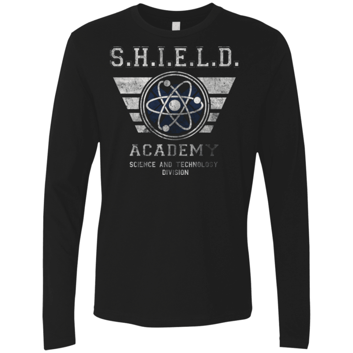 T-Shirts Black / Small Shield Academy Men's Premium Long Sleeve