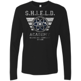 T-Shirts Black / Small Shield Academy Men's Premium Long Sleeve