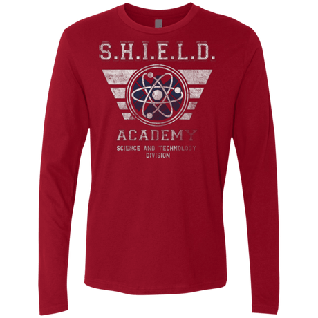 T-Shirts Cardinal / Small Shield Academy Men's Premium Long Sleeve