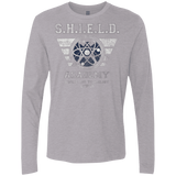 T-Shirts Heather Grey / Small Shield Academy Men's Premium Long Sleeve
