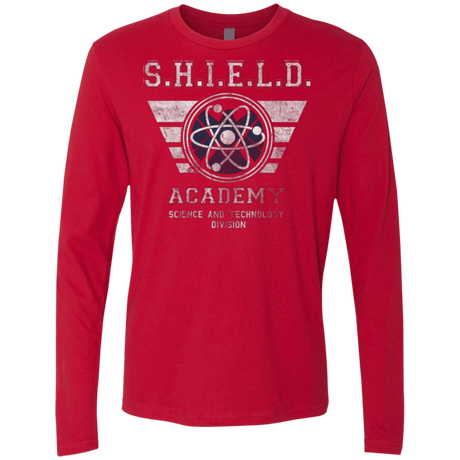 T-Shirts Red / Small Shield Academy Men's Premium Long Sleeve