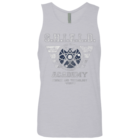 T-Shirts Heather Grey / Small Shield Academy Men's Premium Tank Top