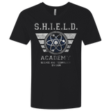 T-Shirts Black / X-Small Shield Academy Men's Premium V-Neck