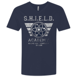 T-Shirts Midnight Navy / X-Small Shield Academy Men's Premium V-Neck