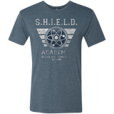 T-Shirts Indigo / Small Shield Academy Men's Triblend T-Shirt
