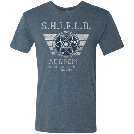 T-Shirts Indigo / Small Shield Academy Men's Triblend T-Shirt