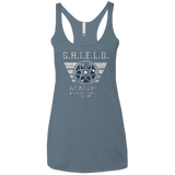 T-Shirts Indigo / X-Small Shield Academy Women's Triblend Racerback Tank
