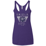 T-Shirts Purple / X-Small Shield Academy Women's Triblend Racerback Tank