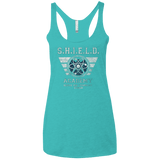 T-Shirts Tahiti Blue / X-Small Shield Academy Women's Triblend Racerback Tank