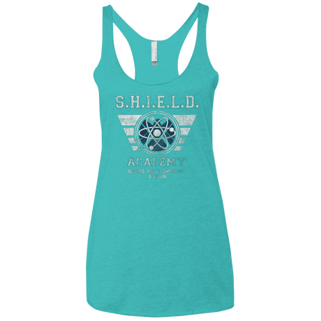 T-Shirts Tahiti Blue / X-Small Shield Academy Women's Triblend Racerback Tank