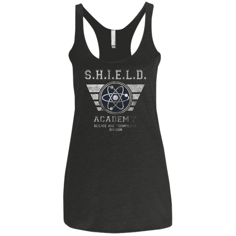 T-Shirts Vintage Black / X-Small Shield Academy Women's Triblend Racerback Tank