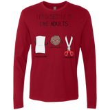 T-Shirts Cardinal / Small Shifumi Men's Premium Long Sleeve