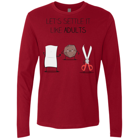 T-Shirts Cardinal / Small Shifumi Men's Premium Long Sleeve