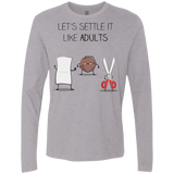 T-Shirts Heather Grey / Small Shifumi Men's Premium Long Sleeve