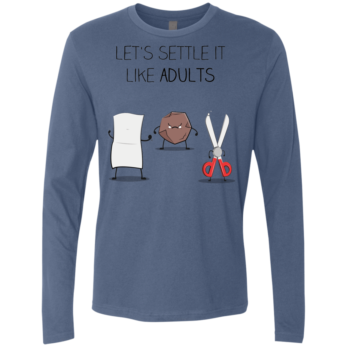 T-Shirts Indigo / Small Shifumi Men's Premium Long Sleeve