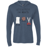 T-Shirts Indigo / X-Small Shifumi Triblend Long Sleeve Hoodie Tee