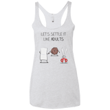 T-Shirts Heather White / X-Small Shifumi Women's Triblend Racerback Tank