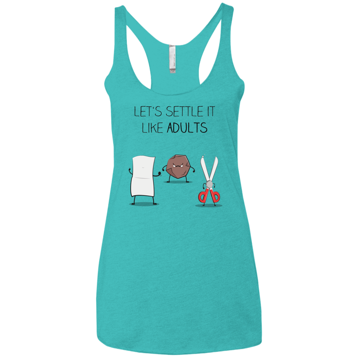 T-Shirts Tahiti Blue / X-Small Shifumi Women's Triblend Racerback Tank