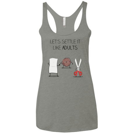 T-Shirts Venetian Grey / X-Small Shifumi Women's Triblend Racerback Tank