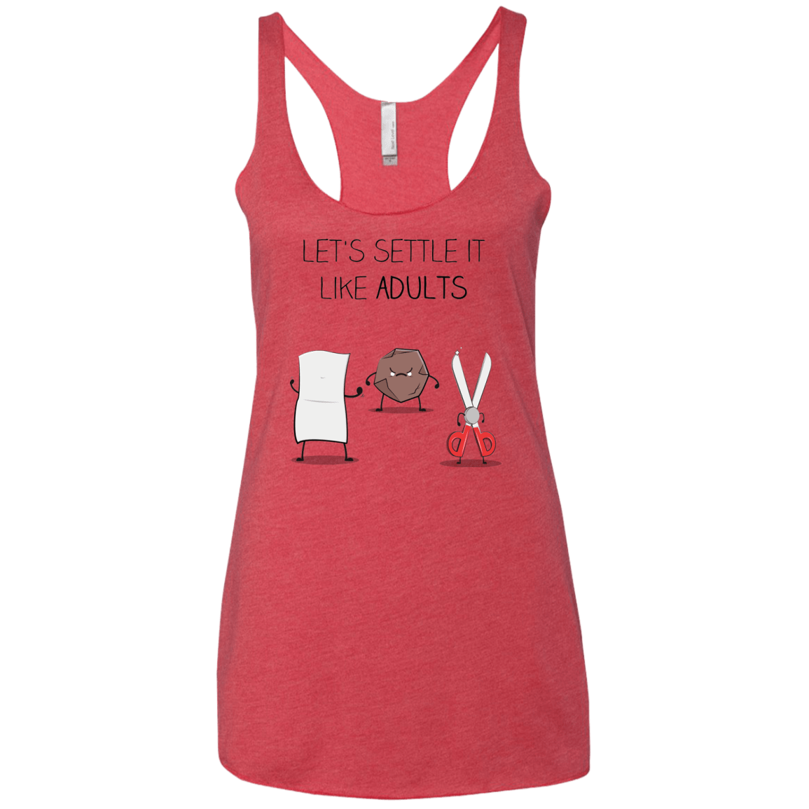 T-Shirts Vintage Red / X-Small Shifumi Women's Triblend Racerback Tank
